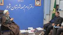 دیدار مدیرکل بنیاد شهید و امورایثارگران آذربایجان غربی با امام جمعه شهرستان شوط