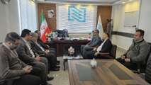 دیدار مدیرکل بنیاد شهید و امورایثارگران آذربایجان غربی با مدیرعامل شرکت انبارهای عمومی و خدمات گمرکی و بازرگانی استان