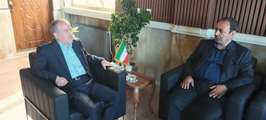 دیدار مدیرکل بنیاد شهید و امورایثارگران آذربایجان غربی با فرماندار نقده