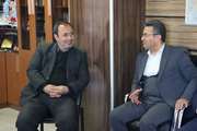 دیدار مدیر منطقه غرب کشور بیمه دی با مدیرکل بنیاد شهید و امورایثارگران آذربایجان غربی