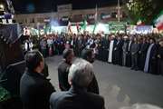 حضور  مدیرکل بنیاد شهید و امورایثارگران آذربایجان غربی و خانواده های معظم شهدا و ایثارگران و مردم شهید پرور ارومیه در هفتاد و چهارمین شب از حماسه حضور و ایستادگی ایران قوی 
