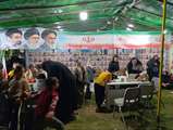 حال و هوای شهدایی موکب «سلام شهید» بنیاد شهید و امورایثارگران آذربایجان غربی در هفتاد و پنجمین شب های ایران قوی